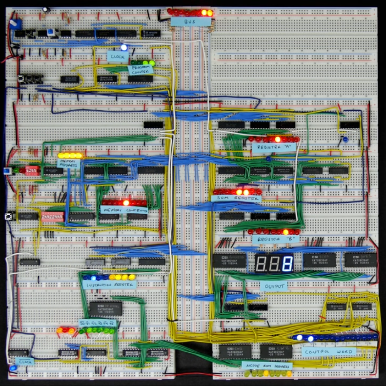 Completed 8 bit cpu